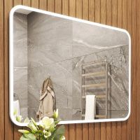 Зеркало Bond Cube 120x80 с подсветкой с сенсорным выключателем арт-M39ZE-12080 — фото 3, Зеркала в ванную комнату