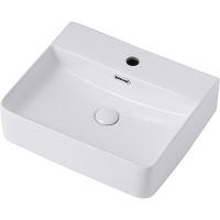 Раковина Abber Rechteck 50 Белая арт-AC2203 — фото 3, Раковины накладные