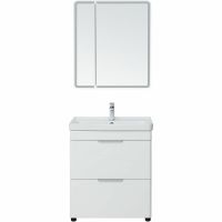 Товар: Тумба под раковину Aquanet Ирис new 70 Белый глянец арт-310153 - фото 7 Тумба под раковину Aquanet Ирис new 70 Белый глянец арт-310153 — фото 7, Тумбы под раковину