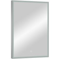 Зеркало Континент Life 800х1200 с подсветкой Серебро с сенсорным выключателем арт-ЗЛП2703 — фото 4, Зеркала в ванную комнату