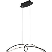 Подвесной светильник Maytoni Modern Curve Черный арт-MOD156PL-L52B4K — фото 1, Подвесные светильники