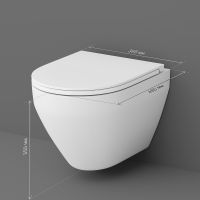 Товар: Унитаз AM.PM Spirit V2.0 подвесной с сиденьем Микролифт арт-C701700SC - фото 10 Унитаз AM.PM Spirit V2.0 подвесной с сиденьем Микролифт арт-C701700SC — фото 10, Подвесные унитазы