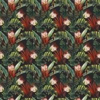 Фреска Ortograf Цветы 34075 Фактура бархат FX Флизелин (3*3) Зеленый/Красный/Черный, Цветы/Геометрия арт-34075 (бархат FX) — фото 2, Фрески