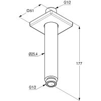 Товар: Кронштейн для верхнего душа Kludi A-Qa Белый Хром арт-6653591-00 - фото 2 Кронштейн для верхнего душа Kludi A-Qa Белый Хром арт-6653591-00 — фото 2, Кронштейны для верхнего душа