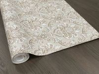 Обои Solo Charlotta Винил на флизелине (1,06*10,05) Бежевый, Дамаск арт-168478-23 — фото 4, Обои для стен