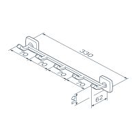 Вешалка для полотенец AM.PM Gem Черный арт-A9035922 — фото 6, Крючки для полотенец