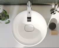 Товар: Раковина Vitra Metropole 40 Белая арт-7532B003-0673 - фото 2 Раковина Vitra Metropole 40 Белая арт-7532B003-0673 — фото 2, Раковины встраиваемые сверху