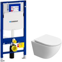 Комплект унитаза BelBagno Uno-Tor BB5177CH-TOR/SC с инсталляцией Geberit Duofix Sigma UP320 111.300.00.5 с сиденьем Микролифт арт-BB5177CH-TOR/SC+111.300.00.5 — фото 1, Комплекты унитаз + инсталляция
