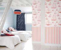 Обои Casadeco Rivage Винил на флизелине (0,53*10,05) Белый/Синий, Корабли арт-84026131 — фото 2, Обои для стен