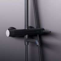 Товар: Душевая система Damixa Scandinavian Pure Черная матовая арт-936740300 - фото 4 Душевая система Damixa Scandinavian Pure Черная матовая арт-936740300 — фото 4, Душевые стойки