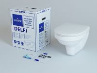 Комплект унитаза Cersanit Delfi TPL S-MZ-DELFI-PL с инсталляцией Grohe Rapid SL 38772001 с сиденьем Микролифт и клавишей смыва Хром арт-S-MZ-DELFI-PL+38772001 — фото 13, Комплекты унитаз + инсталляция