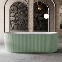 Товар: Ванна из искусственного камня Abber Stein 170x75 Зеленая матовая без гидромассажа арт-AS9601MCG - фото 1 Ванна из искусственного камня Abber Stein 170x75 Зеленая матовая без гидромассажа арт-AS9601MCG — фото 1, Ванны из искусственного камня