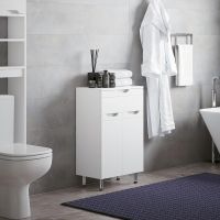 Тумба Corozo Лея 50 Белая арт-SD-00001510 — фото 1, Комоды и тумбы для ванной комнаты