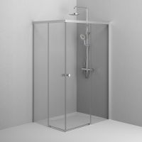 Душевой уголок AM.PM X-Joy 120х90 профиль Хром матовый стекло прозрачное арт-W94G-403-12090-MТ — фото 9, Прямоугольные душевые уголки