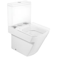 Унитаз компакт Roca Hall без бачка и сиденья арт-342628000 — фото 2, Напольные унитазы