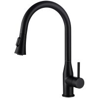 Смеситель для кухни Timo Saona Черный арт-2336/03FL — фото 1, Смесители для кухни