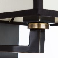 Настенный светильник Divinare Porta Кремовый Черный арт-5933/01 AP-1 — фото 3, Бра