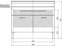 Товар: Тумба с раковиной Aquanet Верона 100 Белая арт-287662 - фото 5 Тумба с раковиной Aquanet Верона 100 Белая арт-287662 — фото 5, Тумбы с раковиной
