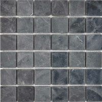 Каменная мозаика Pixmosaic Nero Marquna 30,5x30,5 см арт-PIX249 — фото 1, Мозаика