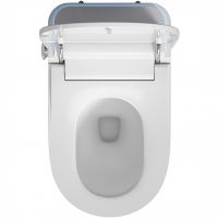 Унитаз биде Abber Bequem приставной с сиденьем Микролифт арт-AC1117S — фото 8, Умные унитазы