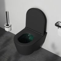 Товар: Унитаз AM.PM Func FlashClean подвесной Черный матовый с сиденьем Микролифт арт-C8F1701MBSC - фото 15 Унитаз AM.PM Func FlashClean подвесной Черный матовый с сиденьем Микролифт арт-C8F1701MBSC — фото 15, Подвесные унитазы