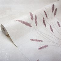 Обои Accento Reeds Винил на флизелине (1,06*10,05) Бежевый/Красный, Листья арт-285035 — фото 3, Обои для стен