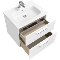 Тумба под раковину Roca Victoria 60 подвесная Белый глянец арт-A857468806 — фото 4, Тумбы под раковину