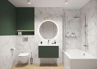 Товар: Тумба под раковину Cersanit Grande 80 подвесная Зеленая арт-64303 - фото 11 Тумба под раковину Cersanit Grande 80 подвесная Зеленая арт-64303 — фото 11, Тумбы под раковину