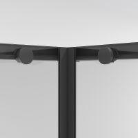 Душевой уголок Niagara Nova 80х80 профиль Черный матовый стекло прозрачное арт-NG-6822-34BLACK — фото 8, Квадратные душевые уголки