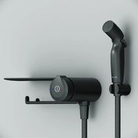 Гигиенический душ со смесителем AM.PM X-Joy TouchReel Черный матовый арт-F0H85A822 — фото 1, Гигиенические души