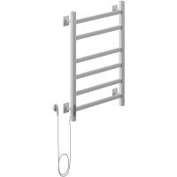 Электрический полотенцесушитель Ника Step-2 60/40 Белый матовый арт-STEP-2 60/40 бел мат лев — фото 1, Электрические полотенцесушители