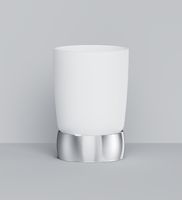 Стакан для зубных щеток AM.PM Sensation хром/матовое стекло арт-A3031300 — фото 4, Стаканы для зубных щеток