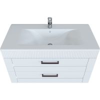 Тумба с раковиной SanVit Турин-2 120 подвесная Белая арт-kturin2120 — фото 8, Тумбы с раковиной