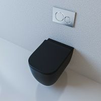 Унитаз Esbano Garant подвесной Черный матовый с сиденьем Микролифт арт-ESUPGARABM — фото 6, Подвесные унитазы