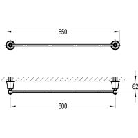 Полотенцедержатель Swedbe Terracotta Art Терракота арт-2537 — фото 2, Полотенцедержатели
