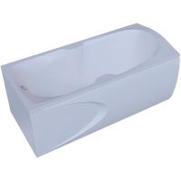 Акриловая ванна Aquatek Европа 180х80 без гидромассажа с фронтальной панелью с каркасом (вклеенный) со слив-переливом (слева) арт-EVR180-0000041 — фото 2, Акриловые ванны