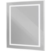 Зеркало BelBagno Kraft 80 с подсветкой Сатин с сенсорным выключателем арт-SPC-KRAFT-800-800-SENS-AL — фото 8, Зеркала в ванную комнату