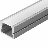 Профиль алюминиевый Arlight Pds накладной для контурной подсветки Серебристый арт-028363 — фото 1, Профили для светодиодных лент