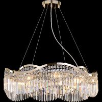 Люстра Maytoni Diamant Crystal Gracia Прозрачная Золото арт-DIA201PL-10G — фото 6, Люстры