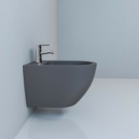 Биде Esbano Garcia подвесное Серое матовое арт-ESVBGARCGM — фото 4, Биде подвесные