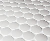 Керамическая мозаика StarMosaic Non-Slip Hexagon Penny Round White Antislip JNK81011 30,9x31,5 см арт-С0003713 — фото 2, Мозаика