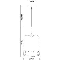 Подвесной светильник Artelamp Serenata Белый Хром арт-A3479SP-1CC — фото 4, Подвесные светильники