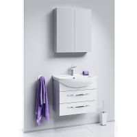 Зеркальный шкаф Aqwella МС 60 МС.04.06 Белый арт-MC.04.06 — фото 2, Зеркальные шкафы в ванную