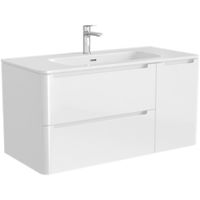 Тумба с раковиной Iddis Edifice 100 подвесная Белая арт-EDI10W1i95K — фото 1, Тумбы с раковиной