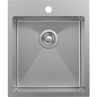 Кухонная мойка Iddis Haze 43 Сатин арт-HAZ43S0i77 — фото 1, Кухонные мойки