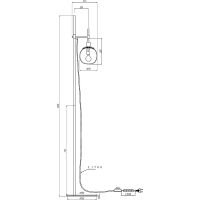 Торшер Maytoni Modern Erich Белый Никель арт-MOD221-FL-01-N — фото 4, Торшеры