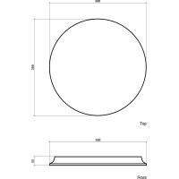 Товар: Кольцо Европласт 280x25x280 мм арт-1.11.200 - фото 2 Кольцо Европласт 280x25x280 мм арт-1.11.200 — фото 2, Колонны