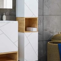 Ниша для пенала Бриклаер Кристалл 35 Дуб Бунратти арт-4627125415852 — фото 3, Полки