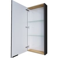 Товар: Подвесной шкаф 1MarKa Gaula 40П Графит матовый арт-У92553 - фото 2 Подвесной шкаф 1MarKa Gaula 40П Графит матовый арт-У92553 — фото 2, Шкафы для ванной