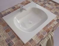 Раковина Эстет Милана 60 Белая арт-ФР-00000786 — фото 4, Раковины встраиваемые сверху